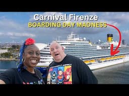 Carnival Firenze 2025 boarding day MADNESS   4K