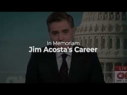 It's Official. Jim Acosta Quit His Job at CNN.  He's Really Leaving.