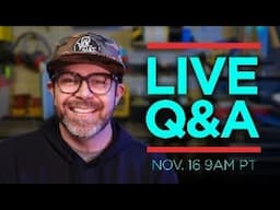 LIVE Q&A - Ask Me Anything