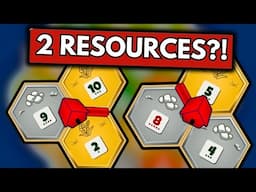 The CRAZY 2 RESOURCE STRATEGY (Catan Ranked)