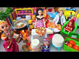 Barbie Doll All Day Routine In Indian Village/Sita Ki Kahani Part-316/Barbie Doll Bedtime Story||