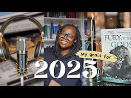 READING GOALS for 2025: 36 books, Brandon Sanderson, high fantasy and more