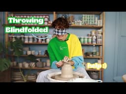 POTTERY CHALLENGE: Throwing Blindfolded