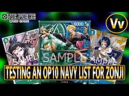 One Piece TCG: Exploring Green Blue Zonji (ST12) in OP10, Running a Navy List with the New Smoker