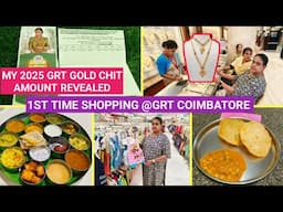 1st Time Coimbatore GRTல 6 பவுன் Aaram வாங்கியாச்சு|New Year 1st Vlog|Happy Shopping @Native|Vlog