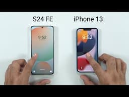 Samsung S24 FE vs iPhone 13 - SPEED TEST