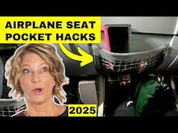 5 Genius Airplane Seat Pocket Hacks You Never Knew