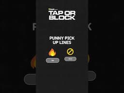 pick up lines on Grindr: 🔥or 🚫? #TapOrBlock