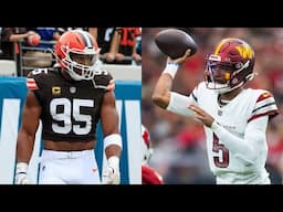 Myles Garrett Said THIS About Playing With Jayden Daniels + The Commanders: Super Bowl Week