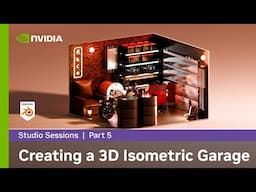 [Blender] Creating a 3D Isometric Garage w/ 3D Cube Visionary Part 5: Shading Continued