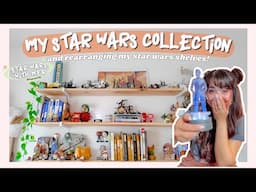 REORGANIZING MY SHELVES AND SHARING MY STAR WARS COLLECTIONS ☆ (Star Wars with Meg ep 3)