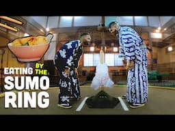 Eating next to a REAL SUMO RING | CHANKO hot pot in Ryogoku