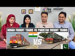 Indian Freight Trains Speed Vs Pakistani Freight Trains Speed | Ind Vs Pak Train Speed | Reaction!!