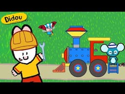 Didou Construis moi : Un joli petit train 🚂 | Compilation Pour Enfants