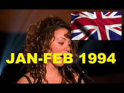 UK Singles Charts : January/February 1994