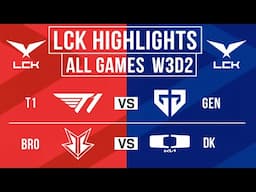 LCK Highlights ALL GAMES Week 3 Day 2 | LCK Cup 2025