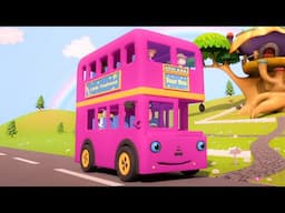 Wheels on the Bus & More Vehicles Learn Nursery Rhymes for Kids