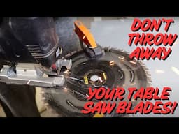 DON'T Throw Away Your Old Saw Blades! // Make This Knife.