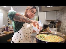 Making a Massive Pot of GUMBO | Cook with me VLOG