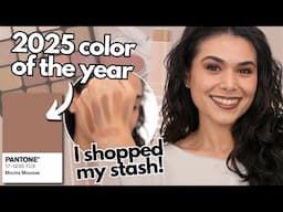 Affordable Shop My Stash: Pantone 2025 Color of the Year Mocha Mousse Makeup!