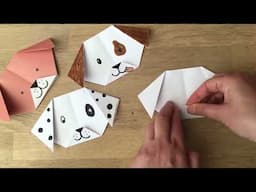 How to make an Origami Dog - EASY for beginners