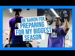 De'Aaron Fox Shows How He Preps For Biggest Season Yet FT. NBA Workout and 1V1 vs The Green Team🏀