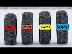 What's the BEST Tire Pressure in Snow? 10 to 50 PSI Scientifically Tested