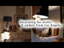 VLOG: decorating for winter & update from Los Angeles