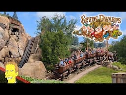 Seven Dwarves Mine Train at the Magic Kingdom - Full Ride 4K | Walt Disney World 2024