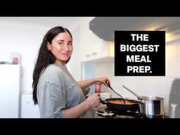 The Biggest Meal Prep I've Ever Done