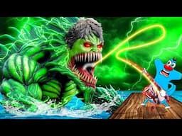 Roblox Oggy Caught A Big Giant Hulk Fish With Jack In Go Fishing