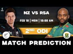 New Zealand vs South Africa 2nd ODI Match PREDICTION |  Pakistan ODI Tri-Series 2025 | NZ vs SA