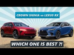 2025 Toyota Crown Signia vs 2024 Lexus RX – CHEAP SUV, JUST AS GOOD ?!