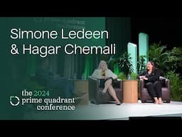 Simone Ledeen and Hagar Chemali at the 2024 Prime Quadrant Conference | Moderated by Mo Lidsky