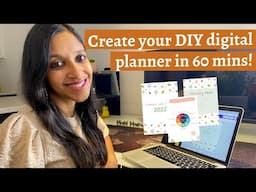 I created a free 2022 digital planner for you | DIY 2022 Canva planner template 📖