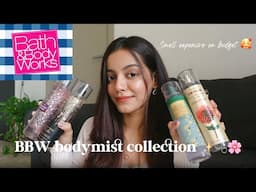 My huge Bath & Body works body mist collection 🫧 | Smell expensive on budget | Harshala Patil