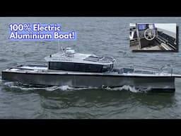 Hull #1: FIRST LOOK at the New 100% Electric $585K Aluminium Boat!