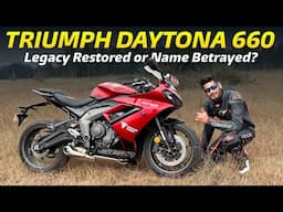 0-100 in 3 Seconds | Top Speed - Triumph Daytona 660 | Ride Review in Kannada