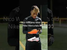 Do you agree? Nico Williams rates old Nike boots 🔥 #footballboots #nicowilliams #nike