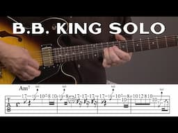 B. B. King Guitar Solo Lesson