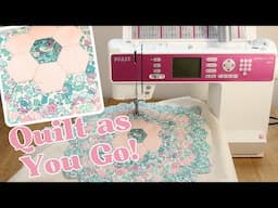 Yes! You can sew hexagons by machine and quilt them at the same time! EPP by machine Quilt as you go