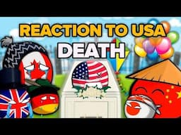 Countries Reaction If USA🇺🇸 Died 😭😥 #countryballs #mapper #maps