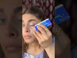 😳Card eyeliner hack for beginners 😳 #eyelinerhacn #eyelinertutorial #eyeliner #makeuphacks #hacks