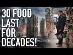 30 Survival Food That Will Last For Decades In The Post-Apocalyptic World