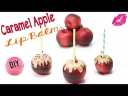 DIY Caramel Apple Lip Balm  - How To Make Tinted Homemade Lip Gloss - Makeup Projects {Easy DIYs}