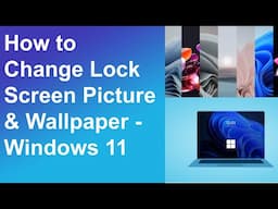 Change Your Windows 11 Lock Screen Picture LIKE A PRO!