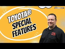 Special Features You'll Find On Toyota® Vehicles Only | Snap-on Diagnostics