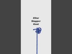 ESTAR stopper knot - holds slippery rope or line like dyneema & kevlar #boating #sailing #survival