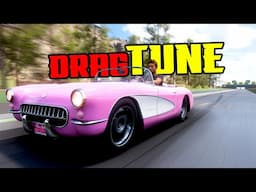 Fastest 1956 Chevrolet Barbie Movie Corvette EV Drag Tune in Forza Horizon 5