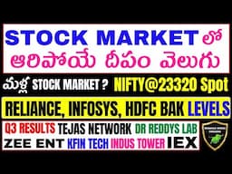 మరోసారి కుప్పకూలనున్న Stock markets,Indus,Zeel,Dr reddy's,Reliance,Hdfc bank,Infosys,Bank Nifty